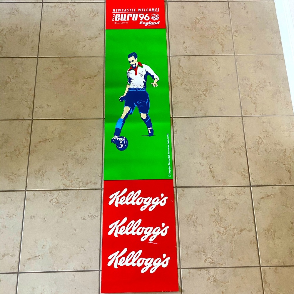 EXTREMELY RARE! UEFA Euro 1996 Banners.